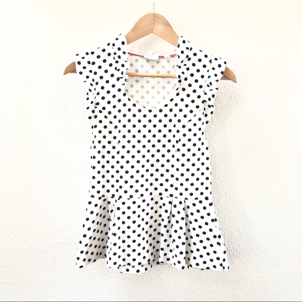 Anthropologie Polka Dot Tank